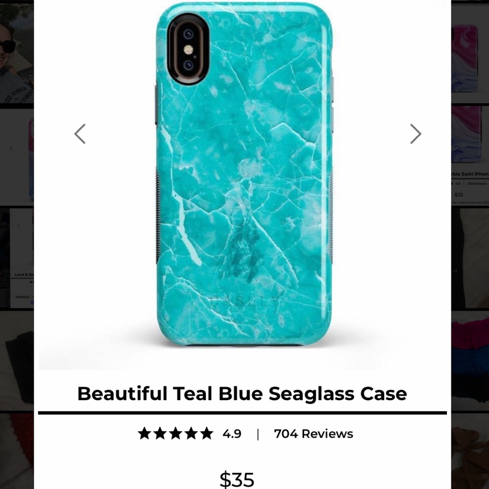Gorgeous Teal Casely for iPhone X/XS